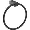 Amerock | Anello portasciugamani | 165 mm | Nero opaco | Monumento | Porta asciugamani | Hardware da bagno | Accessori da bagno