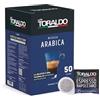 CAFFÈ TORALDO | Cialde ESE 44 | Caffè Selezionato, Tostato e Torrefatto in Italia | Eccellenza del Caffè Napoletano (50 Cialde, Miscela Arabica)
