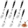 PORFOYO Forchette Da Dessert,6 Pezzi 19.8 CM Forchette Da Tavola In Acciaio Inox,Forchette Da Frutta,Forchette Da Dolci Per Casa,Matrimonio,Festa,Ristorante,Hotel,Lavabile In Lavastoviglie