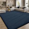 Sour Lemon Tappeto soggiorno grande 120x170 cm, grigio, lavabile, antiscivolo, soffice, a pelo lungo, color crema