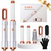 UKYITU Asciugacapelli 5 in 1, Airstyler 5 in 1, Hairstyler 5 in 1 Multifunzione Phon Capelli, Spazzola Asciugacapelli Per Dare Volume Ai Capelli, Lisciare, Arricciare, Ioni Air Curler Brush,Strumenti Capelli
