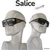 SALICE occhiali da sole BLACK - FILTERING ANTICHOC BROWN LENS RARE VINTAGE 80s