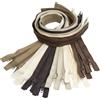 Aerzetix - Set di 12 Cerniere a Spirale N°5 60 cm separabili con cursore - in Nylon Poliestere Metallo - Colore tonalità di Beige - Cucitura e Riparazione creazioni Tessili