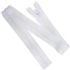 Aerzetix - Set di 8 Cerniere a Spirale N°5 60 cm Separabili con Cursore - Metallo, Nylon Poliestere - Colore Bianco - Cucitura e Riparazione creazioni Tessili