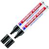 Edding 3300 - Pennarello indelebile ricaricabile, 1-5 mm, 1 - 5 mm, 2 x nero, 2