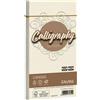 Favini Carta canvas Favini Calligraphy buste per carta da lettere da stampare 100 g/m² 11x22 25 buste cm avorio - A57Q414