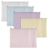 plastibor Busta Plastibor Bubble in EVA con zip cucita in tessuto - colori pastello assortiti A4 - P0433190