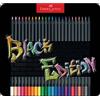 Faber-Castell Matite colorate Faber-Castell Black Edition - colori assortiti - astuccio in metallo - conf. 24 pezzi - 116425