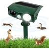 AXFEE Repellente per Gatti, Ultrasuoni per Gatti, Ricarica solare e USB, Dissuasore per Piccioni, 4 Modalità Regolabili, IPx6 Impermeabile, può Cacciare Piccioni, Uccelli, Cani, gatti, Topi, Volpi