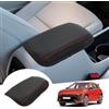 GAFAT Compatibile con Hyundai Kona SX2 2024-2026 2027 Copertura per Bracciolo, Accessori Kona SX2 Hybird EV 2025 Protezione per Braccioli Console Centrale, in Pelle PU (Rosso)