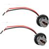 KIMISS Cablaggio del connettore della luce 2pcs 12V, spina T20 7443 Adattatore della spina del supporto della lampadina dell'auto LED Connettore luce freno