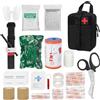 Mineup Trauma First Aid Kit, 54 pezzi Kit di Sopravvivenza di Emergenza, Sopravvivenza di Emergenza Kit, auto, borsa medica per attività all'aperto, casa, auto, campeggio all'aperto (Nero)