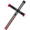 Tofelf Righello di posizionamento 4 in 1, in lega di alluminio, righello a T multifunzione, per l'installazione di maniglie, pomelli su porte o cassetti, 60 cm
