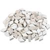 QUARKZMAN 200g Piastrelle Mosaico Ceramica per Artigianato All'ingrosso, Piastrelle Ceramiche Rombo Bianco per Kit Mosaico Giardino Passo Pietra Sottobicchiere