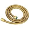 Tissting G1/2in Tubo per Doccia in Oro Materiale in Acciaio Inossidabile Design a Doppia Fibbia Tubo per Soffione Doccia Portatile Adatto per la Maggior Parte delle Docce da Bagno Accessori per il Bagno