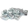 3D24 Dadi con testa a martello, scanalatura 10, tipo B, M4 ponticello 3,0 mm, in acciaio zincato, 100 pezzi