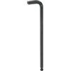 QUARKZMAN Chiave Esagonale Brugola Testa Sferica 8mm Chiavi Metriche Esagonali Braccio Extra Lungo Forma L Strumento Riparazione Acciaio al Cromo Vanadio per Riparazioni Domestiche Nero