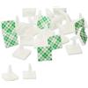 PATIKIL Adesivo PCB Distanziatore, 24pz Adesivo Distalli 0.19 Supporto Altezza Adesivo Isolato Distanziatori per PCB PC Scheda Supporto, Bianco