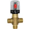 ROOwarMer oem - Miscelatore termostatico in ottone e rame, per acqua calda / fredda in sistemi scaldabagno a energia solare