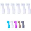 WELLGRO 6 ganci per radiatore Wellgro, made in Germany, colore bianco