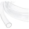 QUARKZMAN Tubo Flessibile in PVC, 16mm ID x 19mm OD - 8.5ft Tubo Trasparente Set Plastica Flessibile per Trasferimento dell'Acqua Olio Aria Irrigazione Acquario