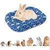 BellyBloom 1 confezione da 38,9 x 26,9 x 5 cm, morbido cuscino per piccoli animali domestici con cuscino intorno per cuccioli, gattini, gabbie per cani di piccola taglia, conigli sotto i 1,5 kg, blu