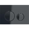 PLACCA DI COMANDO GEBERIT SIGMA 50 ROUND NERO DOPPIO TASTO 115.651.SJ.1