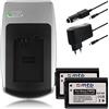 mtb more energy 2x Batterie NP-FW50 + Caricabatteria compatibile con Sony NEX-3 NEX-5 NEX-7 SLT-A33 SLT-A35 SLT-A37.vedi lista!