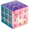 TenaLucy Speed Cube,Cubo di Rubik 3x3 Cubo Magico con Tavola Periodica cubo di Velocità 3x3 Stickerless Cube Giocattolo Puzzle Veloce e Liscio,Cubi Magici per Bambini,per Adulti e Ragazzi