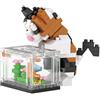 NOOLY Mini Simpatico Animale Micro Blocchi da Costruzione Set per la Decorazione della Casa e dell'Ufficio KLJM-11 (Gatto, 160 Pezzi)