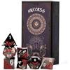 HNCCESG Set Dadi in Metallo-Design Polpo,7 Pezzi D4 D6 D8 D10 D12 D20 D00,Dadi Poliedrici Premium per RPG e Giochi da Tavolo,Scatola Regalo Magnetica (Nero Rosso)