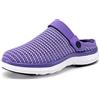 Sisttke Zoccoli Sabot Uomo Donna Spiaggia Giardino Pantofole Maglia Traspirante Clogs Scarpe da Mare Estate Sandali Antiscivolo Piatto Ciabatte, Rosso Puro, 42 EU