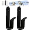 CATASTRBT Porta Sci da Muro 2 Pezzi Portasci da Parete Porta Tavola Snowboard da Muro Supporto da Parete per Snowboard Longboard Skateboard Wakeboard Tavole Espositore per Casa Garage