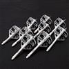 CUESOUL 3 Set Integrated Dart Albero e voli, Lunghezza dell'albero del dardo 21 mm/28 mm/33 mm, con Design Esclusivo