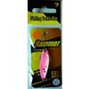Fishing Tackle Max FTM Spoon - Esca a forma di martello da 3,2 g, per pesca alla trota, per pesca a spinning, colore: rosa salmone / bianco / UV