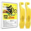 cyctravel Leve Smontagomme Bici, Tyre Glider Super Resistente, Non Danneggia Il Mozzo della Ruota, Antiscivolo e Fa Risparmiare Manodopera, Adatta per Mountain Bike e Bici da Strada (Giallo-4)