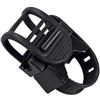 System-S - Supporto per torcia da bicicletta, colore: Nero