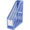 D.RECT - Portariviste in stile classico, per riporre documenti, quaderni e cartelline fino al formato A4-C4, larghezza: 90 mm, colore: Blu