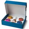 Shikrán Eurocaviar - Shikran - Confezione Assaggio - 4 x 50 g di Perle di Caviali: Bottarga di Muggine Nera, Bottarga di Muggine Rossa, Salmone Affumicato, Acciughe + 200 ml di Champagne Senza Alcool - Set