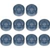 QUARKZMAN 10Pz Copri Interruttori a Pedale Chitarra 3/8 Blu Navy Brillante | Tappi per Pulsanti a Pedale, per Interruttori a Pedale, in Metallo, Multi-Colore, per Effetti Chitarra