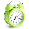TNSLAND Sveglia Analogica Molto Forte, Sveglia a Doppia Campana Silenziosa Senza Ticchettio, Rumorosa per Dormiglioni, Vintage in Metallo, Orologio da Comodino per Ragazzi e Adulti