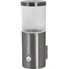 LEDVANCE Lampada da esterno ENDURA CLASSIC EBRO WALL SEN, lampada da parete, acciaio inossidabile, installazione facile e veloce, IP44, rilevatore di movimento, uso esterno flessibile