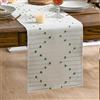 Artoid Mode Runner da tavolo, motivo foresta, verde, stile bohémien, fattoria rustica, 30 x 143 cm, decorazione da tavolo per vacanze, cucina, casa, festa