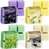 BarBaren Cera profumata si scioglie, Cubi di cera aromatica per bruciatore Candele Warmer, Cera di soia si scioglie per uso domestico, Set regalo di fragranza per la casa per Natale, compleanno, 4 confezioni