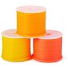 Craftdady Cordoncino in tubo di gomma vuoto da 15 m, 2 mm, arancione, per supporto di cucitura in gomma, tubazione per lavori a maglia, cordoncino per barbiere per creazione di collane e bracciali con