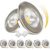 HiBay 8x Faretti LED da Incasso per Cartongesso Dimmerabili,10W 850LM faretti da incasso,Foro 65-85mm Luce Naturale 4000K per Cucina,Interno,Faretti Led Soffitto COB 230V