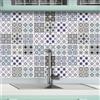 AREDE 32 Pz Adesivi per Piastrelle Bagno e Cucina 10 x 10 cm Autoadesivo Decorazione Adesivo murale in PVC Impermeabile Adesivi Parete mattonelle mosaico stile / T1006