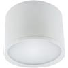 Licht-Erlebnisse Plafoniera LED bianca Ø 10 cm H: 7 cm piccola alluminio 4100 K 580 lm bianco neutro versatile faretto da soffitto soggiorno lampada da soffitto a superficie