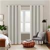 BellaHills Tende Oscuranti per Interni Tende Termiche per Soggiorno 2 Pezzi, Tenda Oscurante ad Anelli Tende Camera da Letto Moderne L140 x A260 cm, Pietra Pomice