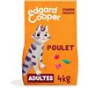 Edgard & Cooper Edgard Cooper - Cibo sterilizzato per gatti, adulto, pollo, 4 kg, senza cereali, carne fresca, cibo naturale, crocchette ad alto contenuto proteico, senza zuccheri aggiunti